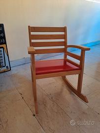 sedia a dondolo ikea bambini