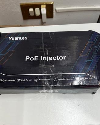 PoE Injector Gigabit 60W YuanLey 802.3af/at/bt Te