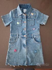 Abito denim  bimba 