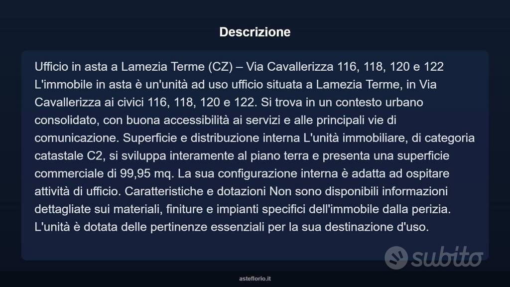 Immobile in asta di 99 m² a Lamezia Terme - Vista 3