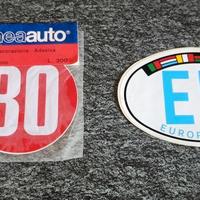 Adesivi vintage anni 70 per auto epoca