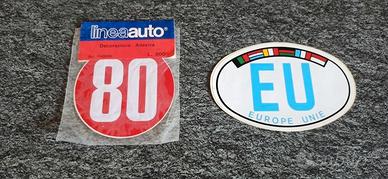 Adesivi vintage anni 70 per auto epoca