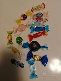 caramelle in vetro di murano