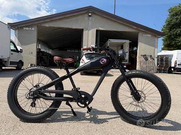 BICI FLAT ELETTRICA Custom Harley Davidson