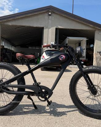 BICI FLAT ELETTRICA Custom Harley Davidson