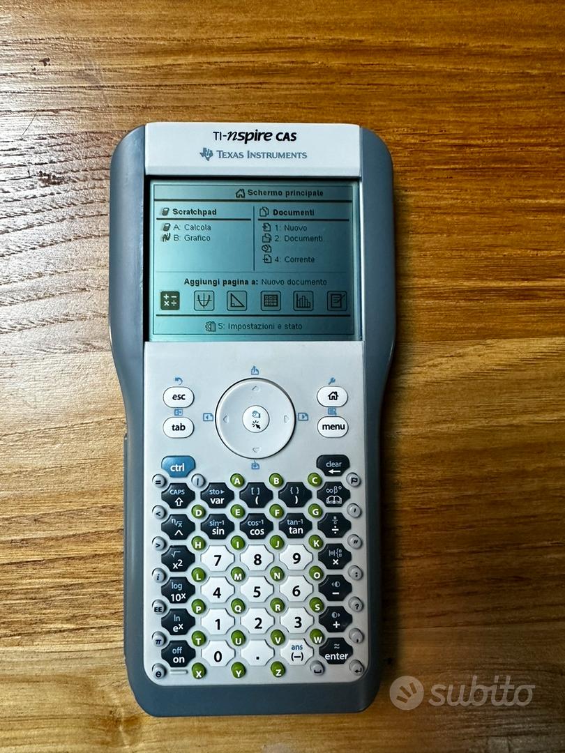 Calcolatrice Grafica Programmabile TI-Nspire CAS - Informatica In vendita a  Vicenza