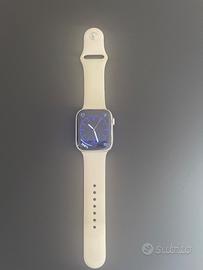 Apple Watch,Series 7, 45 mm Starlight Alu Star Ban