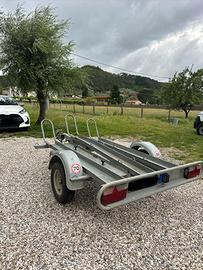 Carrello porta moto 3 corsie