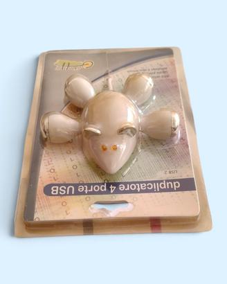 Duplicatore USB4 Porte Vintage topolino GoldeHill