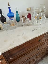 Cassettiera antica fine '800 in legno massello