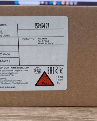 Lampade germicide UV-C Philips TUV 11W G5