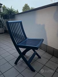 Sedie pieghevoli da esterno