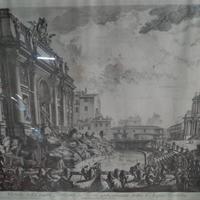 Stampa incisione acquaforte G.B.Piranesi 1751