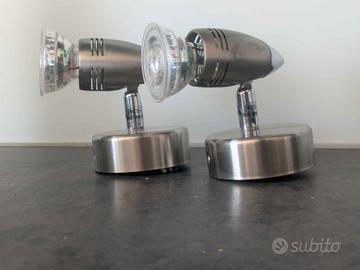 Coppia Faretti color Alluminio