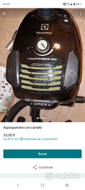 Aspirapolvere con carrello