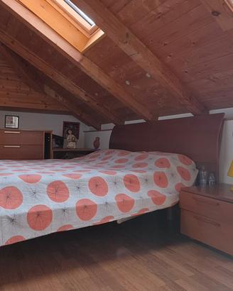 letto matrimoniale in legno