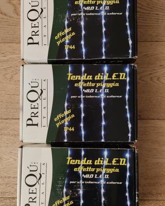 Tenda led 3 pezzi