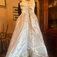 Abito da sposa vintage anni ’80 + coprispalle