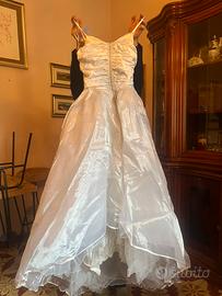 Abito da sposa vintage anni ’80 + coprispalle
