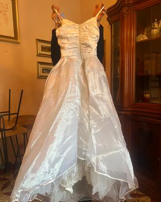 Abito da sposa vintage anni ’80 + coprispalle