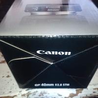Obiettivo canon 40mm f2.8 stm pancake