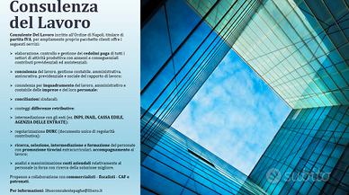 Consulente del Lavoro - Studio Professionale