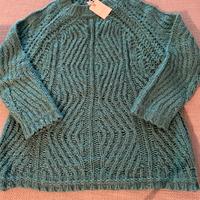 Maglione verde petrolio