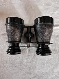 Binocolo da teatro nero testurizzato