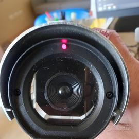 Coppia di Finte telecamere da esterno in metallo