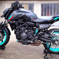 Yamaha mt 07 2023 A2. Cyan storm