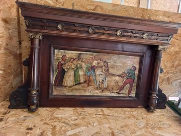 Vecchio olio su tavola