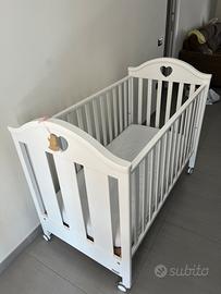 Culla marca erbesi modello dolce compreso materass