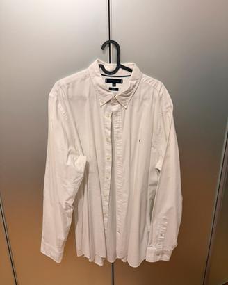 Camicia cotone TH Flex Tommy Hilfiger XXL bianca