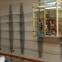 scaffale mensole in cristsllo