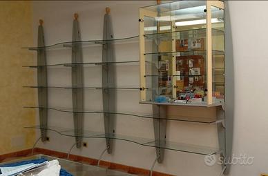 scaffale mensole in cristsllo