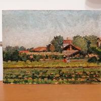 Quadro Carlo Cavalieri no olio tela tempera tavola