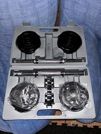 Manubri a vite con pesi