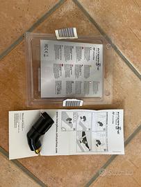 Adattatore DIN doppio USB per moto.