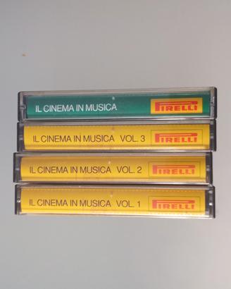 4 x musicassette film in musica Pirelli 