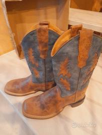 Stivali monta americana 37 Oldwest cuoio.