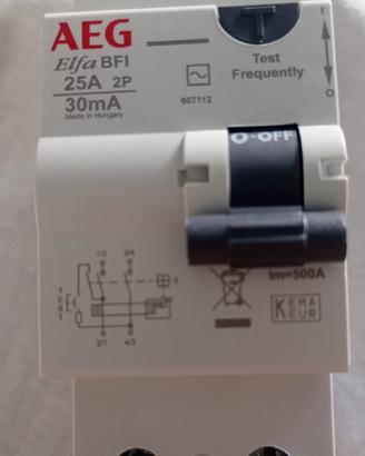 Interruttore magnetotermico 