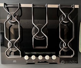 Piano cottura 5 fuochi vetro AEG Electrolux