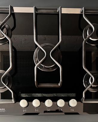 Piano cottura 5 fuochi vetro AEG Electrolux