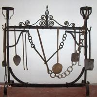 Alare / Ciavedal friulano per focolare / fogolar