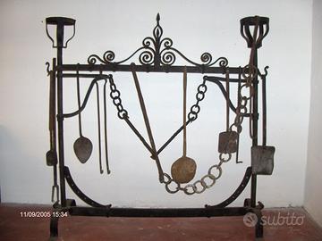 Alare / Ciavedal friulano per focolare / fogolar