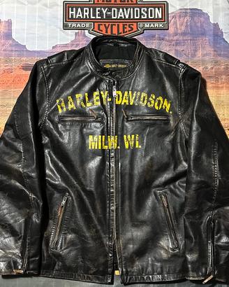 Giacca Pelle XL Nuova Originale Harley Davidson