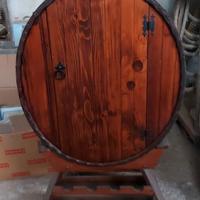 porta bottiglie bar a botte