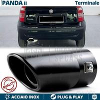 TERMINALE di Scarico per FIAT PANDA 169OVALE NERO