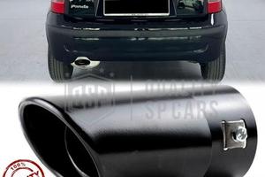 TERMINALE di Scarico per FIAT PANDA 169OVALE NERO