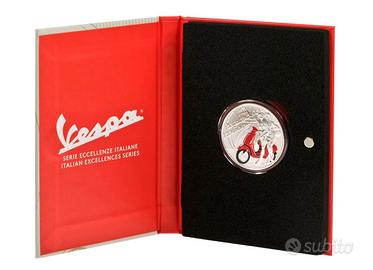 Monete FDC Serie Eccellenze Vespa Rossa e Bianca